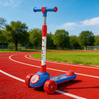 Trottinette pour tout-petits Canton Fair 2026, design pliable, trois roues, corps en plastique, hauteur réglable, trottinette légère pour enfants