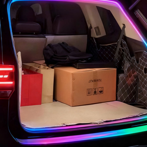 Bande lumineuse LED RGB universelle de 4 m pour coffre, éclairage <span class=keywords><strong>d</strong></span>'ambiance, <span class=keywords><strong>d</strong></span>écoration, éclairage de coffre arrière - Product Image 2