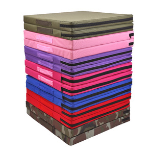 Tapis de <span class=keywords><strong>gymnastique</strong></span> de Fitness à trois volets 5cm d'épaisseur PVC/toile tapis de <span class=keywords><strong>gymnastique</strong></span> d'aérobic d'exercice de Sport pour des utilisations de <span class=keywords><strong>gymnastique</strong></span> et de Sport - Product Image 4