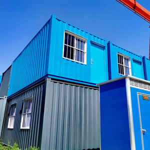 อาคารสำนักงานสำเร็จรูปที่ได้รับการรับรอง ISO9001โครงสร้างเหล็กแบบโมดูลาร์แบบเคลื่อนที่ได้อย่างรวดเร็ว - Product Image 1