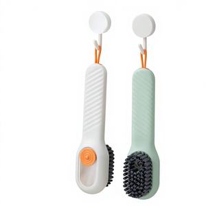 1 pièce Brosse de nettoyage multifonctionnelle pour chaussures et vêtements, en nylon souple, style mousse, en matériau PP, pour nettoyage de chaussures et de vêtements - Product Image 1