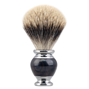 Pinceau à raser de luxe ZY, manche en alliage d'aluminium, bois de santal, nœud de 20 mm en poils de <span class=keywords><strong>blaireau</strong></span> pur, outil de <span class=keywords><strong>rasage</strong></span> humide pour hommes, fournitures de barbier - Product Image 1