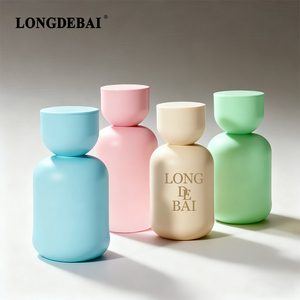 Nuevo Molde para Botella de Perfume de Vidrio Vacía, Azul, Amarilla, Rosa y Blanca, de 50 ml, con Pulverizador - Product Image 4
