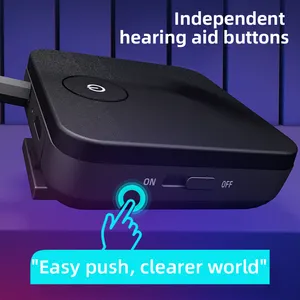 高齢者向けの快適さを備えた高品質の軽量TWSイヤホンポケットサイズのBluetooth補聴器ポケット補聴器