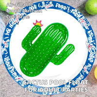Grand cactus gonflable en PVC pour 1 personne, transat aquatique, flotteur de piscine et de plage, capacité maximale 100 kg, pour les loisirs aquatiques