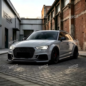 Kit di Conversione Stile RS4 per Audi <span class=keywords><strong>A4</strong></span> B9 Berlina 2016-2019, Include Paraurti Anteriore, Labbro Anteriore e Griglia a Nido d'Ape - Product Image 6