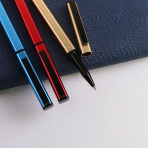 High Quality Custom Logo Promotional <b>Roller</b> Ball <b>Metal</b> Ballpoint Pen With Square Handle for School and Business Writing - Product Image 4
