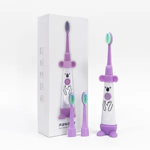 Cepillo de dientes eléctrico sónico para niños Smart 1 Cell No. 7 Batería seca alcalina Diseño de dibujos animados impermeable Cepillo de dientes eléctrico