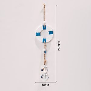 Colgante decorativo de estilo mediterráneo para colgar en la pared, jardín de infantes, faro colgante, <span class=keywords><strong>vela</strong></span>, artesanías de madera - Product Image 6