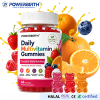 Vitamines et Minéraux A-Z, Multi Collagène E Biotine en Gommes, Complexe de Vitamine C D B12, Gommes Multivitaminées, Compléments pour les Cheveux