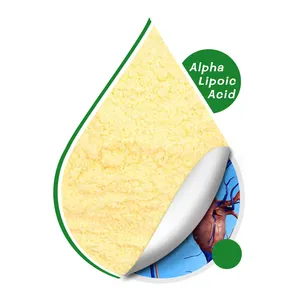 Low price free sample alpha Lipoic acid powder food grade raw materials 99% alpha lipoic acid private label ala powder