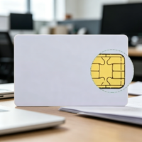 Tarjeta Inteligente con Chip RFID SLE4442/4428, Imprimible, Superficie Brillante, para Negocios, Venta Caliente