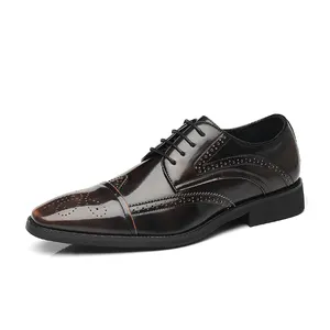 Los niños Mens casual elegante de cuero de gamuza holgazán zapatos planos italiano de gran tamaño 37-45