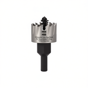 Hoja de sierra excéntrica HSS E para taladrar madera y metal, diámetro de 12 mm - Product Image 2