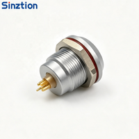 Connecteurs circulaires métalliques étanches FGG EGG 2K 4 cœurs 20 mm à verrouillage automatique push-pull applicables