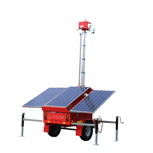 VTS3P Mini-M Remolque Móvil Solar para CCTV con PTZ y Cámaras, NVR de 8 Canales, Router 4G/5G, IP65 Impermeable - Product Image 5
