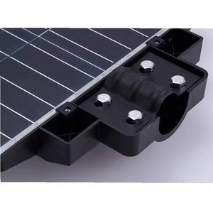 Farola a mené le réverbère solaire Ip65 extérieur 10 réverbère solaire tout en un ABS or lampes à LED solaires lumière solaire 2000 Wat - Product Image 4