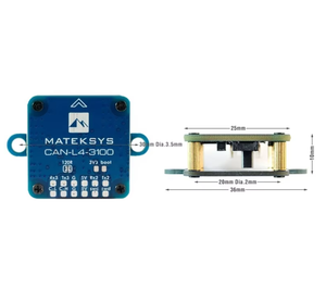 Hot MATEK Mateksys AP_PERIPH CAN MAGNETOMETER 3100 CAN-L4-3100, โปรโตคอล DroneCAN สำหรับโดรน - Product Image 3
