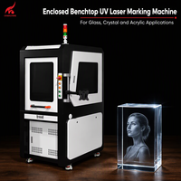 Machine de gravure laser sous surface CKMACHINE pour verre, cristal, acrylique, cube, boule, projets photo, imprimante interne, marquage laser UV