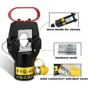 เครื่องมือจีบสายไฮดรอลิก <span class=keywords><strong>FYQ</strong></span> หัวจีบสายไฟสำหรับงานก่อสร้างระบบไฟฟ้า ใช้งานด้วยปั๊มไฮดรอลิกไฟฟ้า - Product Image 2