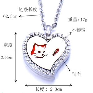 Collar <span class=keywords><strong>de</strong></span> Acero Inoxidable Personalizado con Logotipo y Empaque para Promoción, Dropshipping - Product Image 2