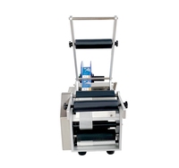 Prix MT-50 autocollant manuel Auto petit flacon en verre rond bouteille en plastique étiquette adhésive machine d'étiquettes pour les petites entreprises