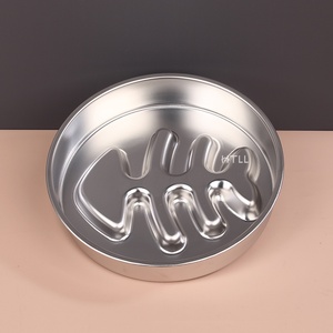 Comedero Lento para Mascotas <span class=keywords><strong>de</strong></span> Acero Inoxidable 304 <span class=keywords><strong>de</strong></span> Grado Alimenticio, Tazón Antideslizante con Laberinto Ondulado para Perros, Tazón <span class=keywords><strong>de</strong></span> Metal Antideslizante para Gatos <span class=keywords><strong>Comedores</strong></span> Rápidos - Product Image 5