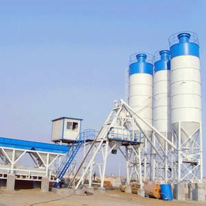 Centrale à béton pneumatique automatique avec trémie élévatrice pour la fabrication de béton - Product Image 1