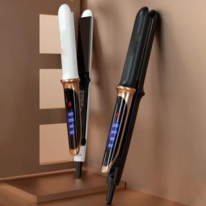 Nuovo stile doppia tensione capelli piatto piastra per capelli prezzo di fabbrica Display Lcd lisciare i capelli stecca di ricarica - Product Image 3