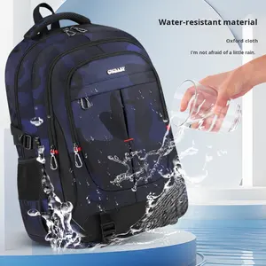 2025 nuevas mochilas escolares de moda para estudiantes de secundaria mochilas para niños mochilas para hombres poliéster para viajes al aire libre para - Product Image 5