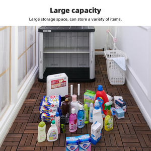 Armadietto da <span class=keywords><strong>Esterno</strong></span> <span class=keywords><strong>per</strong></span> <span class=keywords><strong>Balcone</strong></span> Giardino e Cortile Impermeabile <span class=keywords><strong>per</strong></span> Attrezzi da Giardinaggio e Ordine Domestico con Serratura - Product Image 6