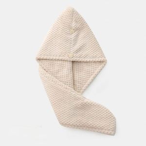 Serviette de séchage capillaire haut de gamme pour la maison, double couche anti-frisottis, anti-casse, séchage rapide, mains libres, style tissage uni - Product Image 2