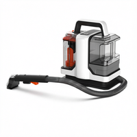 Aspirateur vertical cyclonique portable sans sac pour tapis, nettoyage humide et sec, idéal pour hôtels, voitures, maisons, canapés et nettoyage des taches sur tapis.