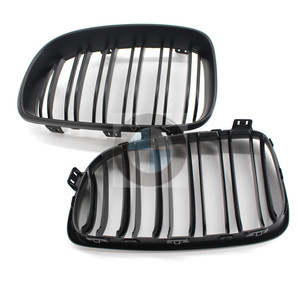 Calandre BMW E87 Noir Mat Double Ligne Prise d'Air Pare-chocs Avant pour Série 1 120i 130i 135i 2008-2011 - Product Image 3