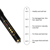 Fer à friser de haute qualité, enveloppe d'air, sèche-cheveux sans chaleur, bigoudi ondulé