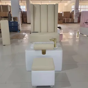 Moderna sedia Pedicure con pediluvio di bellezza Spa nuovo senza impianto idraulico salone di pediatria sedia in pelle sintetica materiale per la vendita