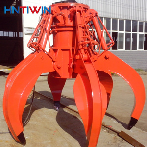 HNTIWIN Puerto de barco Grúa Cuerda de alambre Pinza Eléctrica Hidráulica Cubos de concha Motor de agarre Control remoto inalámbrico para arena de carbón - Product Image 6