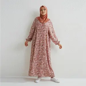 Le donne più vendute Ramadan caftano Abaya donne musulmane Dubai Abaya Summer Maxi Dress