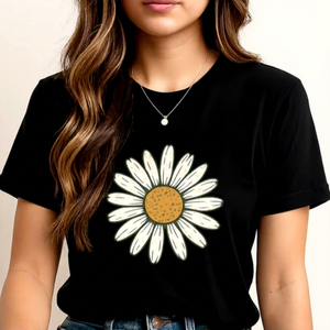Camisetas de Mujer al Por Mayor, Corte Holgado, Ecológicas, Cuello Redondo, Manga Corta, 100% Algodón, Colores Personalizados, Impresión de Logotipo Personalizado - Product Image 1
