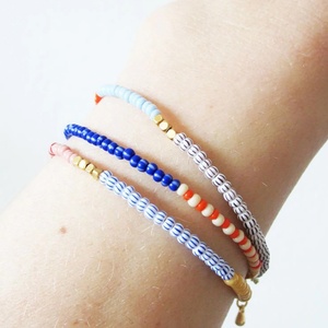 Wholesale <b>Bead</b> <b>Bracelet</b> Colorful Handmade Macaron Color <b>Bead</b> <b>Bracelet</b> for Women - Product Image 3
