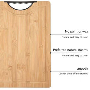 <span class=keywords><strong>Planche</strong></span> <span class=keywords><strong>à</strong></span> <span class=keywords><strong>découper</strong></span> en bambou durable de qualité alimentaire, anti-moisissure et <span class=keywords><strong>antibactérienne</strong></span>, avec logo personnalisé, pour la cuisine - Product Image 5