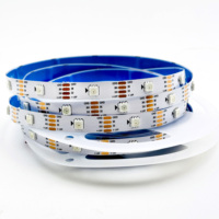 Bande LED RGB WS2815 DC12V avec fonction de reprise après coupure, 30 LED/m, adressable pour configuration de jeu, chambre à coucher, éclairage décoratif DIY