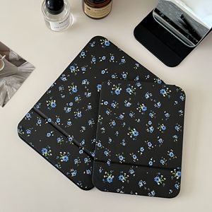 Folding Makeup Mirror Square Silver Lens Portable Desktop Ornament For Student Dorm Home Use - Product Image 2