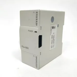 FX2N-16EX Bajo costo descargar Junta Mini FX PLC modulo de entrada de extension de New original PLC Controller