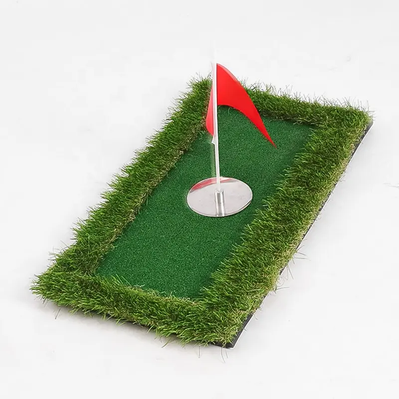 WIE TRUE Großhandel Minigolf Pool Floating Chipping Green Golfspiele Training Turf Mat Floating Golf Putting Green