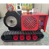 Machine de découpe au fil diamanté à chenilles 22KW 380V pour métal, moteur sans balais, modèle TWS22