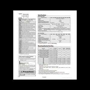 SMC Pneumatics Cylindre Compact CQ2A80-30DZ Pièces Pneumatiques De Haute Qualité - Product Image 1