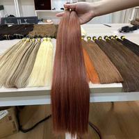 Vente en gros d'extensions de cheveux humains 100% naturels russes vierges Itip, kératine, Megahair, fournisseur d'extensions de cheveux en vrac