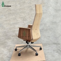 Chaise de bureau cadre en contreplaqué directeur canapé chaise cadre en contreplaqué chaise de directeur cadre en contreplaqué d'eucalyptus