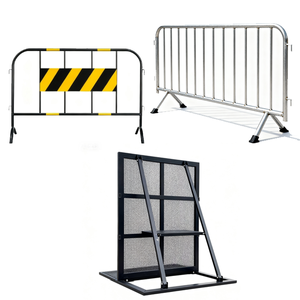 Barrière en acier galvanisée de sport d'économie de barricades de contrôle de foule avec la barrière d'isolement de foule de cadre en métal - Product Image 2